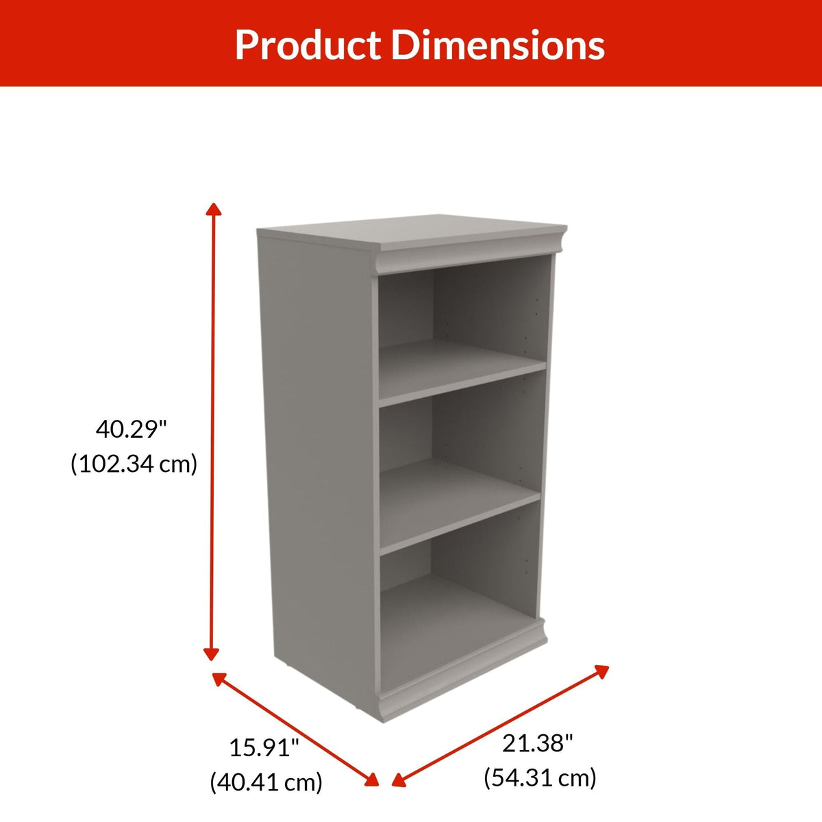 Modular Stackable Closet Storage Shelf Unit, Taupe I5W3 - product image 3