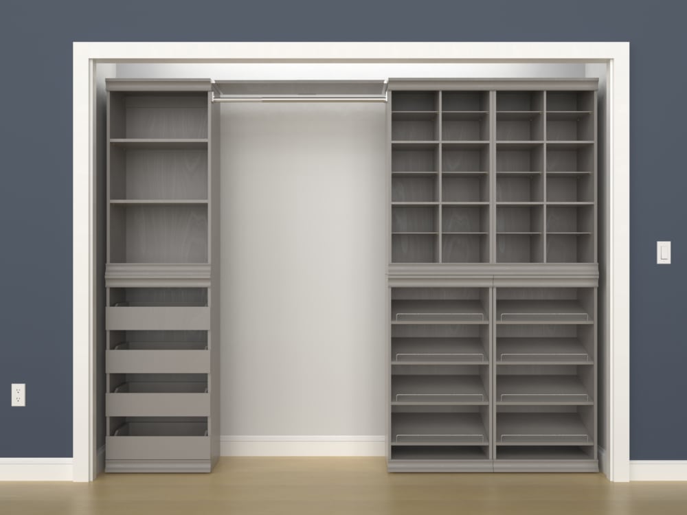 Modular Stackable Closet Storage Shelf Unit, Taupe I5W3 - product image 5