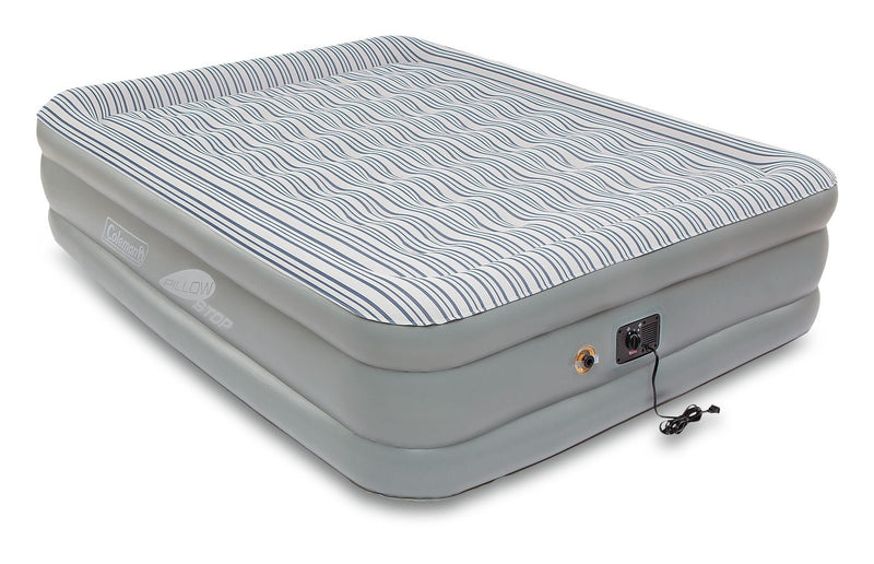 Queen SupportRest Elite Double-High Inflatable Air Mattress/Airbed with Built-In 120V Pump, Woods Outdoor Collapsible Folding Utility... F1R1
