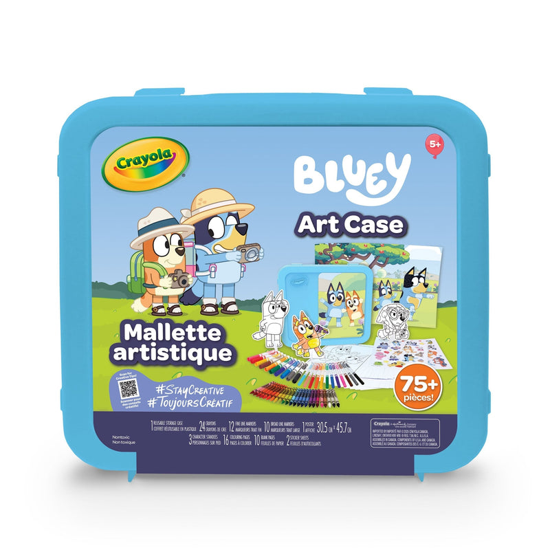 Bluey Art Case, 78 Pieces, Multicolour B7G4