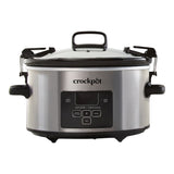 Digital Programmable Slow Cooker with Locking Lid, Feeds 4 People & More, Stainless Steel, 4-qt H4P1 - product image 1