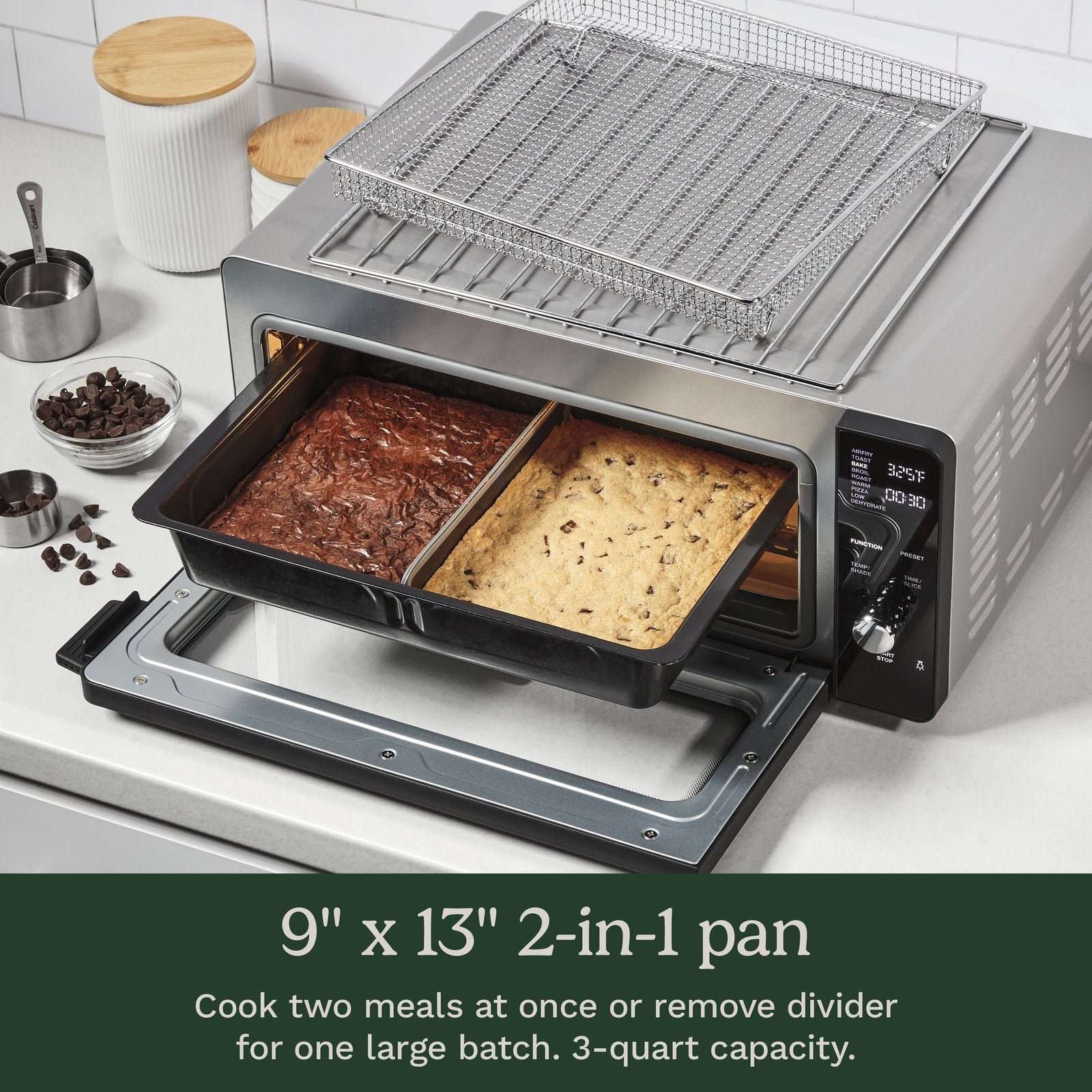 1800W Large Flip Up Air Fry Toaster Oven K2L4 - product image 7