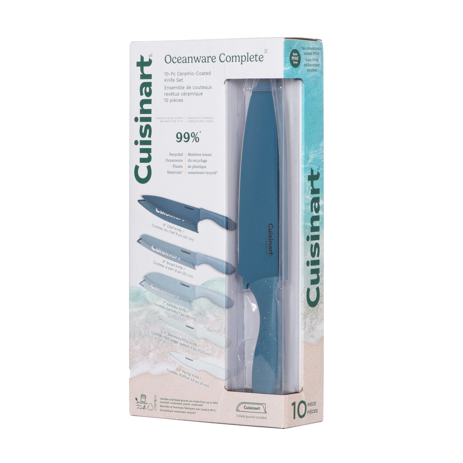Oceanware Non-Stick Steel Knife Set, 10-pc O1E7 - product image 1