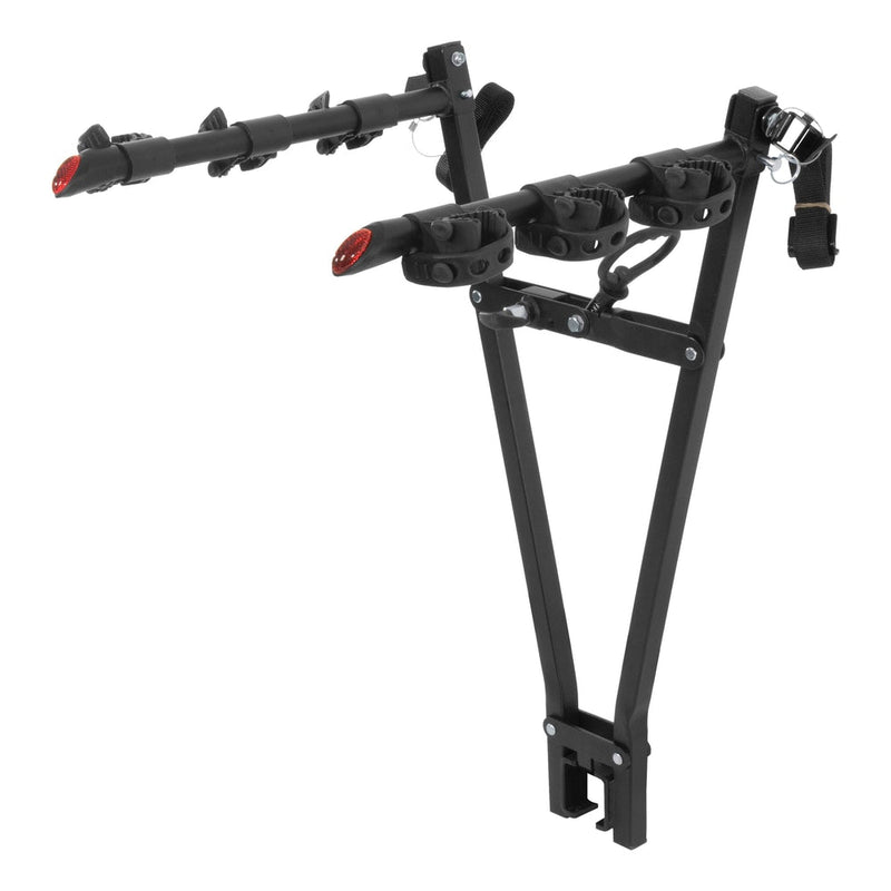 18013 Clamp-On 3-Bike Hitch Mount Bike Rack, Fits Over 2-in Receiver, Black A8I6
