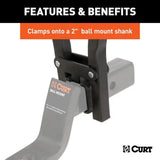 18013 Clamp-On 3-Bike Hitch Mount Bike Rack, Fits Over 2-in Receiver, Black A8I6 - product image 7