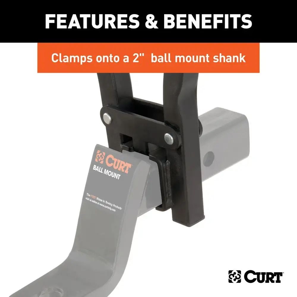 18013 Clamp-On 3-Bike Hitch Mount Bike Rack, Fits Over 2-in Receiver, Black A8I6 - product image 7