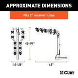 18065 Premium 5-Bike Two Arm Hitch Mount Bike Rack, Fits 2-in Receiver, Black L6F6 - product image 3