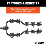 18065 Premium 5-Bike Two Arm Hitch Mount Bike Rack, Fits 2-in Receiver, Black L6F6 - product image 6