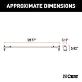 18122 Quick-Release Roof Rack Crossbars, Black Steel, Select Wrangler JK S5F6 - product image 7