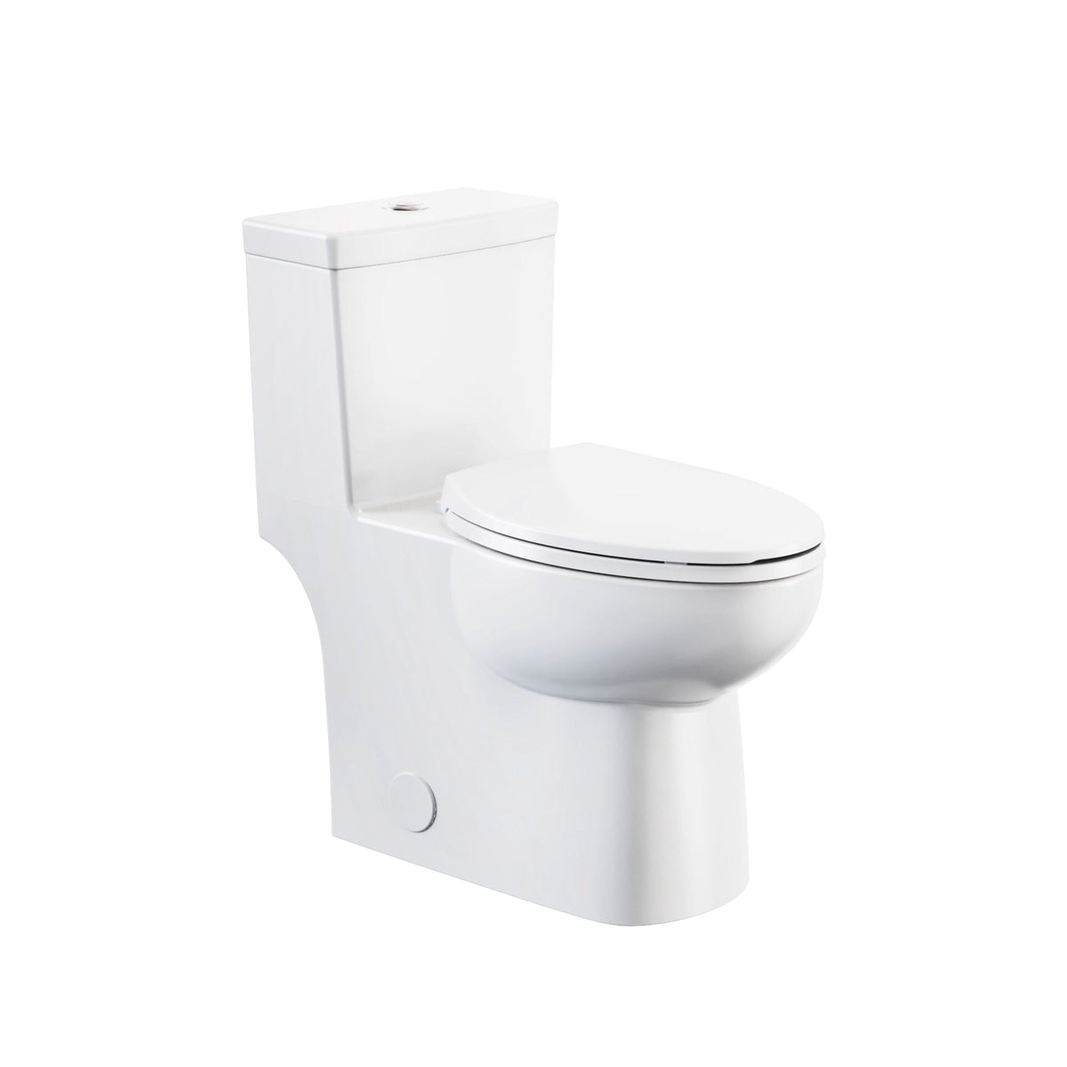 1-Piece Elongated Toilet Bowl with Soft Close, White, 3.8/4.8-L P5K7 - product image 1