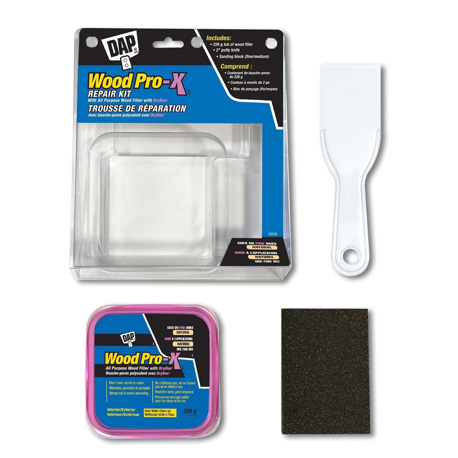 Wood PRo-X All Purpose Wood Filler Kit A2A7 - product image 2