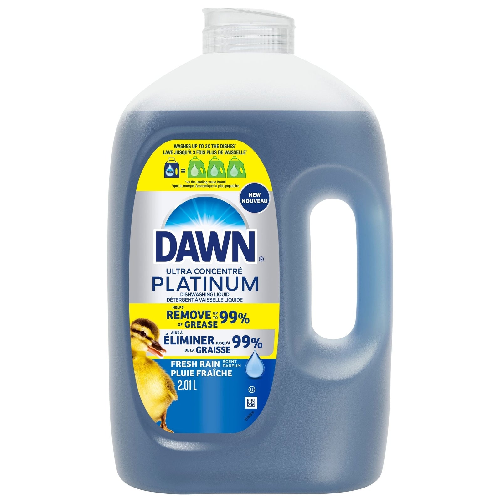 Ultra Platinum Liquid Dish Soap Refill, Refreshing Rain Scent, 2.01-L D4M3 - product image 1