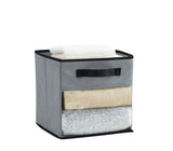 Collapsible Transparent Front Cube, 11-in, 6-pk, Grey I1H6 - product image 1