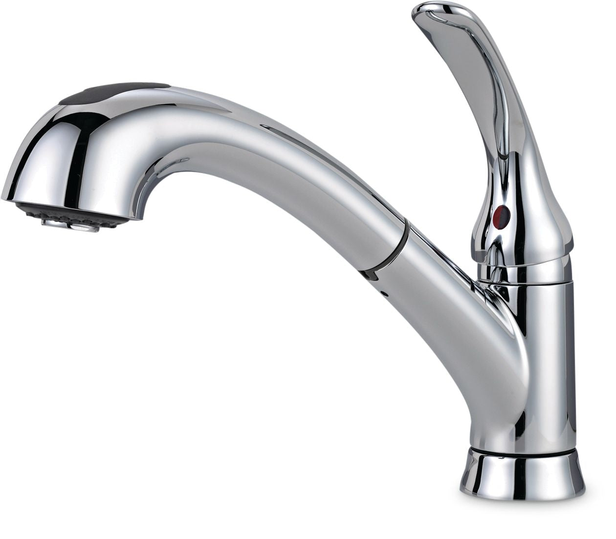 Casey Single Handle Pull Out Kitchen Faucet, Chrome Q1U7 - product image 1