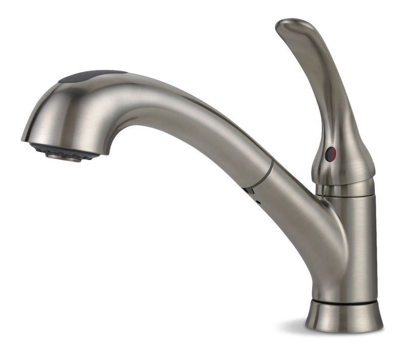 Faucet Casey Single-Handle Pull-Out Kitchen Faucet, Stainless Finish S3K0
