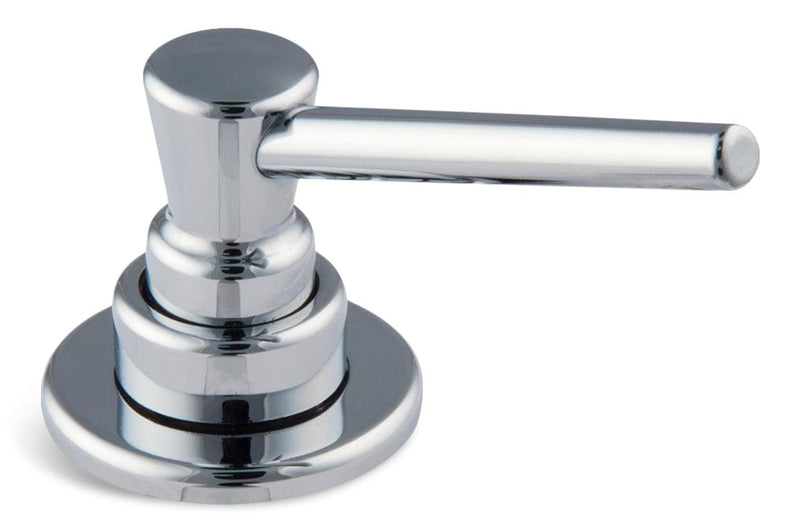 Faucet Soap/Lotion Dispenser with Refill Funnel, Chrome V3K6