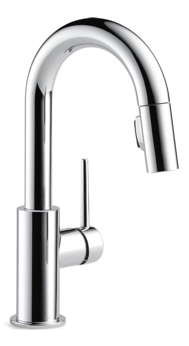 Faucet Trinsic Single Handle High Arc Pull Down Bar/Prep Kitchen Faucet, Assorted Finishes W5E1