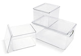 Clear Storage Bin Set, 3-pc U6M1 - product image 2