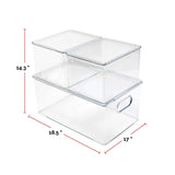 Clear Storage Bin Set, 3-pc U6M1 - product image 6