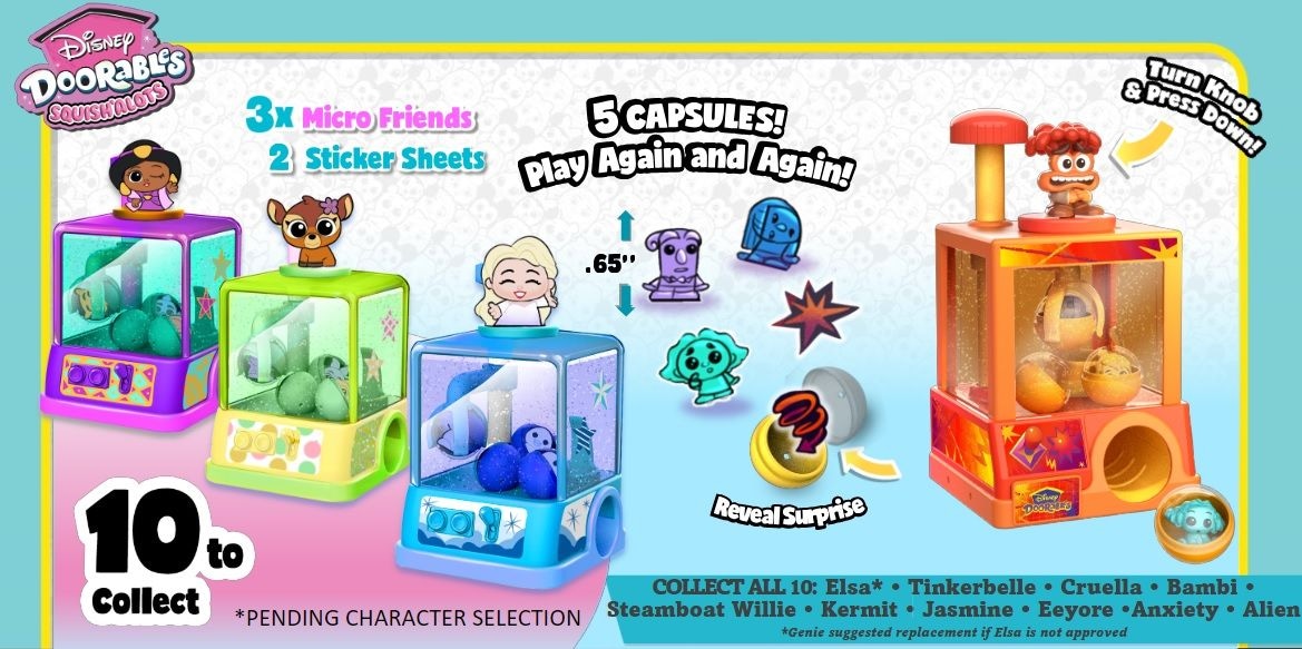 Doorables Whatcha Gotcha Claw Machine for Ages 5+, Assorted Contents F2Y9 - product image 6