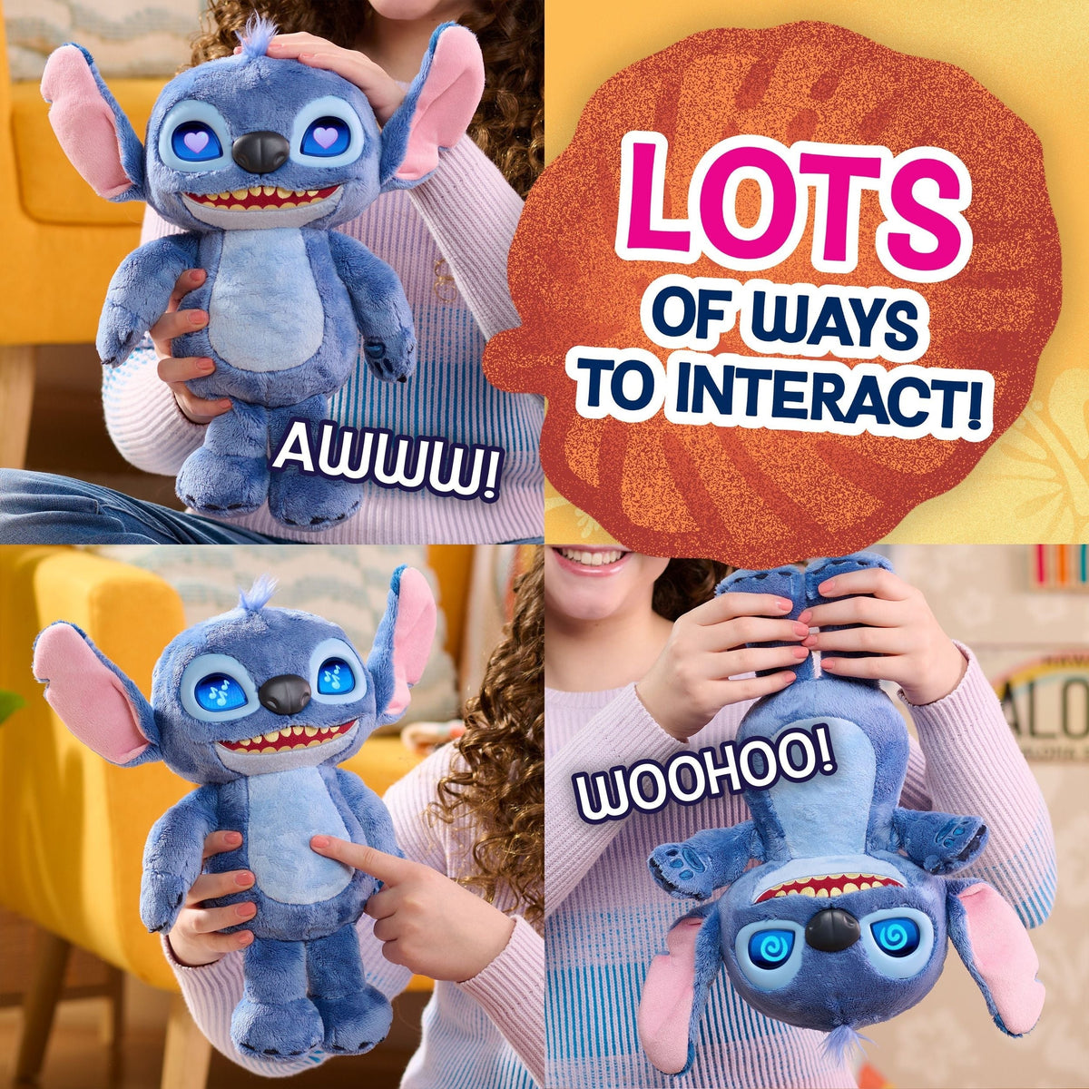 Lilo and Stitch Feature Interactive Plush, 11-in U1O1 - product image 4