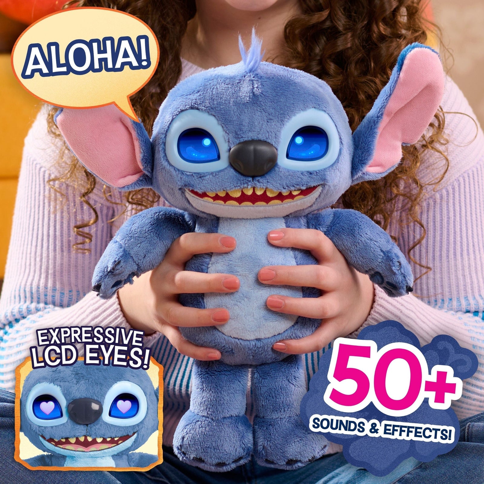Lilo and Stitch Feature Interactive Plush, 11-in U1O1 - product image 5