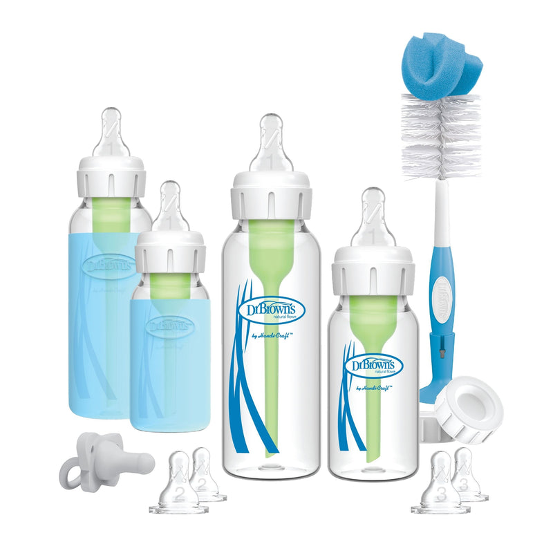 B's + Glass Narrow Baby Bottle Gift Set V8Y1