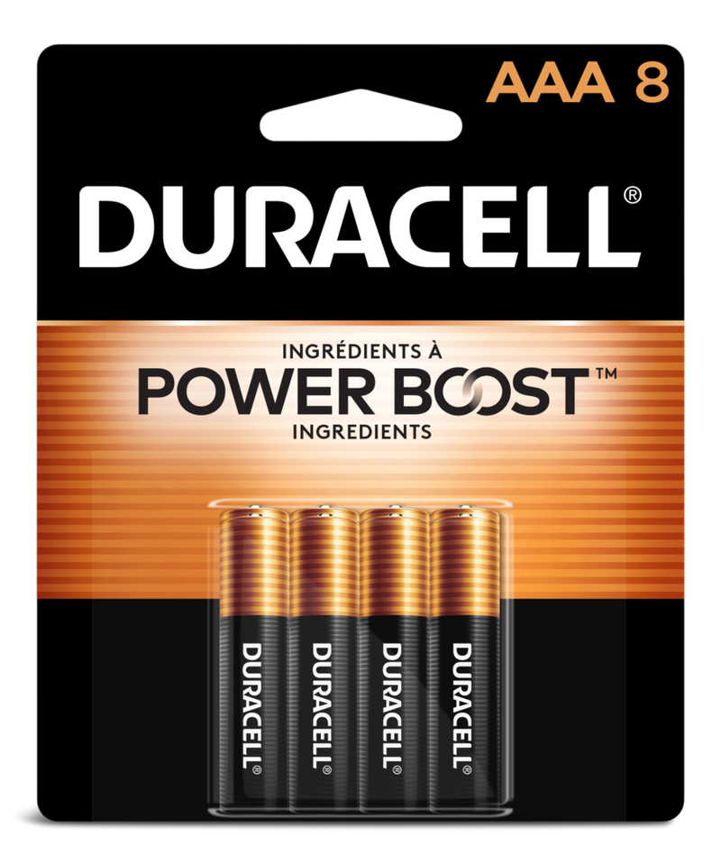 Coppertop AAA Alkaline Batteries, All Purpose, 8-pk Z8W6