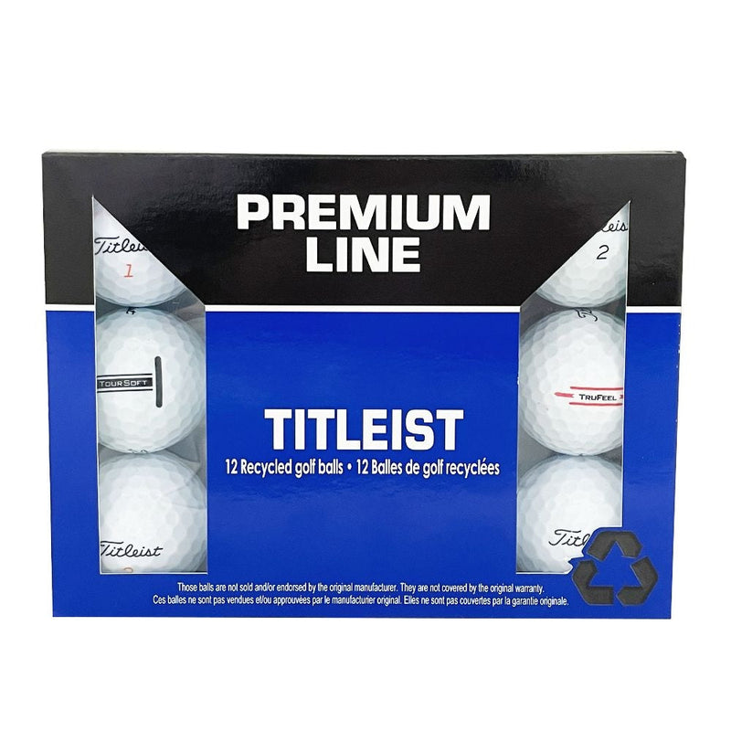 Premium Line Titleist Recycled Gold Balls, White, 12-pk J9E1