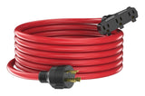 30A 25-ft Triple-Outlet Extension Cord, Red O7W1 - product image 1