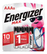 Max 8-pk AAA Alkaline Batteries, Long Lasting, All Purpose H9A6 - product image 2