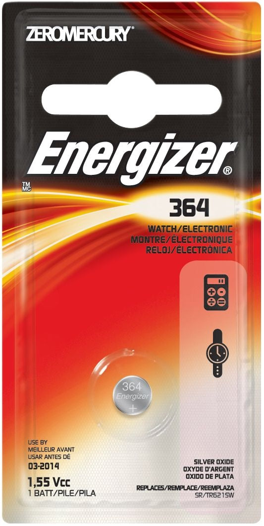 Silver Oxide 1-pk 365/363 SR621SW 1.5V / 1.5 Volt Button Cell Watch Battery U9L2
