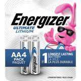 Ultimate Lithium AA Batteries, Long Lasting, All Purpose, 4-pk I2K2 - product image 1