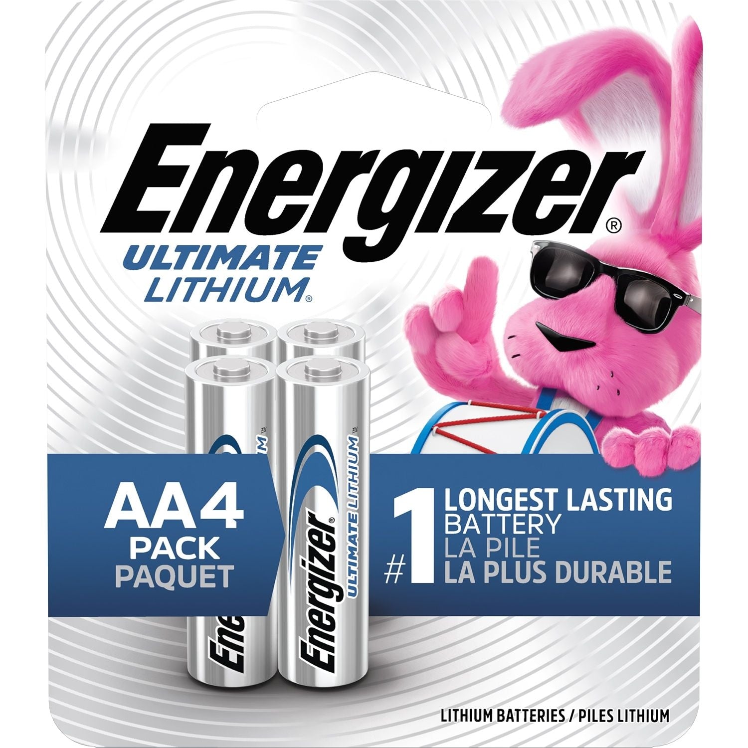 Ultimate Lithium AA Batteries, Long Lasting, All Purpose, 4-pk I2K2 - product image 1