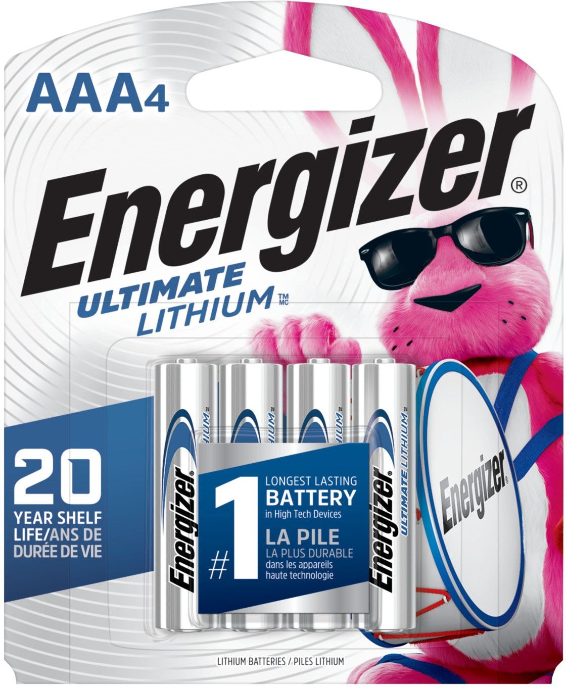 Ultimate Lithium AAA Batteries, 4-pk K7I9 - product image 2