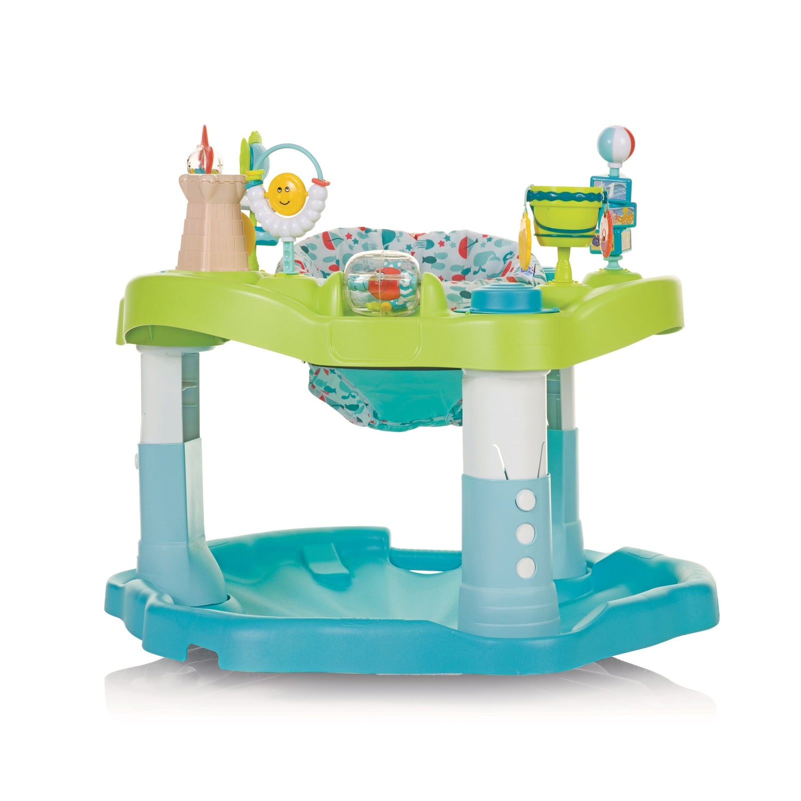 ExerSaucer Mega Seaside Splash Activity Center, Blue Y5L8 - product image 1