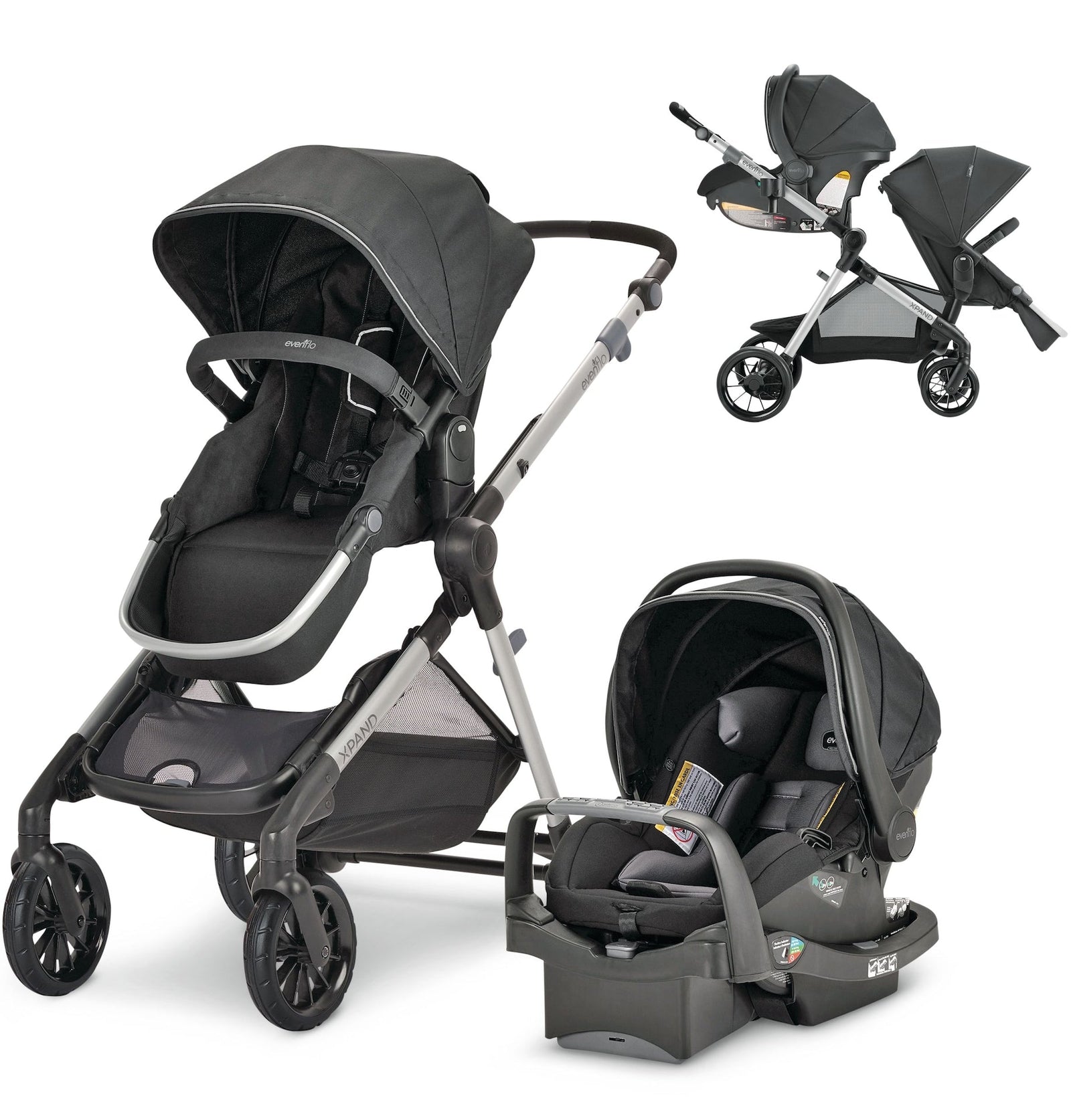 Pivot Xpand Modular Compact Fold Travel System with Stroller & Car Seat J9V6 - product image 1