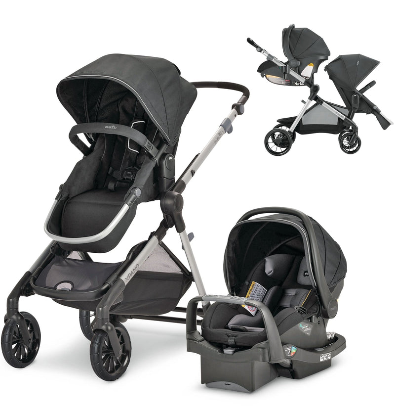 Pivot Xpand Modular Compact Fold Travel System with Stroller & Car Seat J9V6