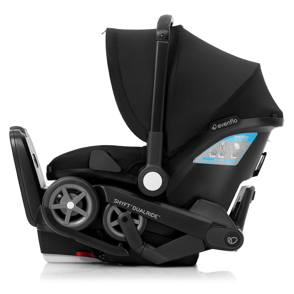 Shyft DualRide Infant Car Seat and Stroller, Black M5X0 - product image 1
