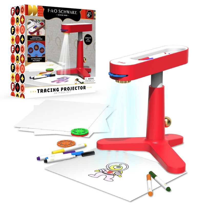 Toy Art Tracing Projector Tripod, Red X6C3