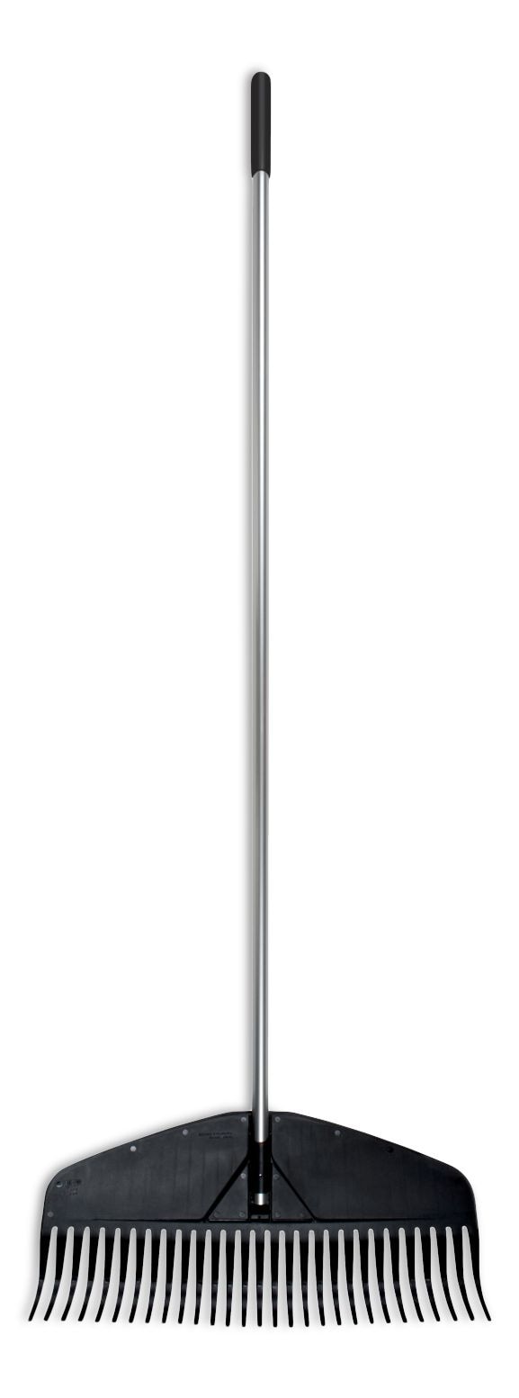 Heavy-Duty Resin Tines Aluminum Leaf Rake, 24-in B3L0 - product image 1