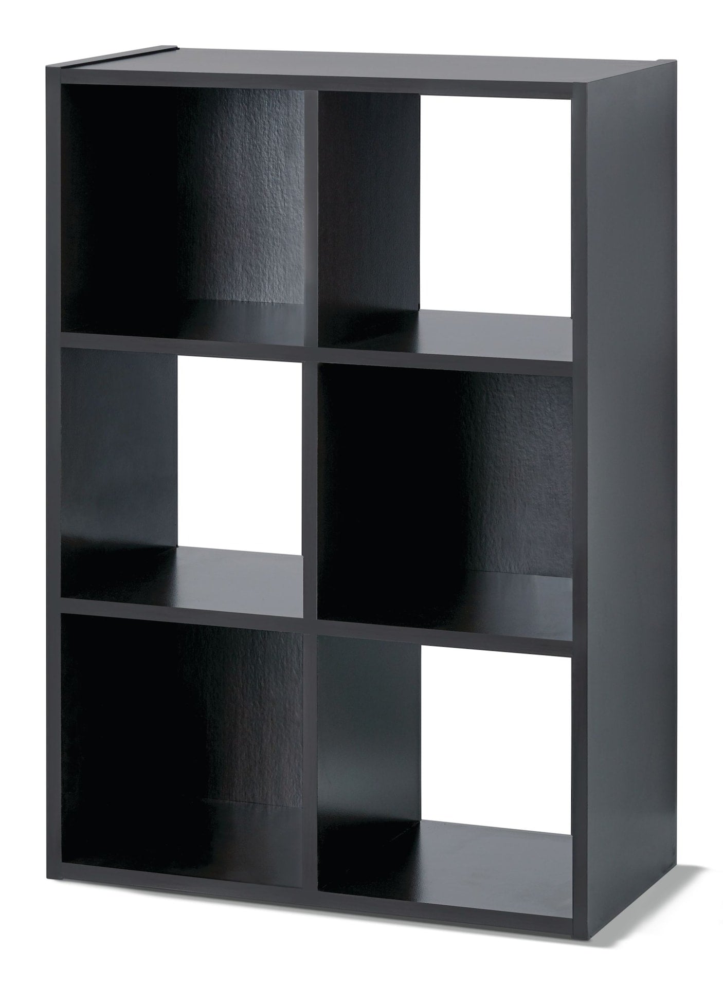 6-Cube Storage Organizer, Bookcase/Bookshelf, Dark Brown Finish U1U4 - product image 1