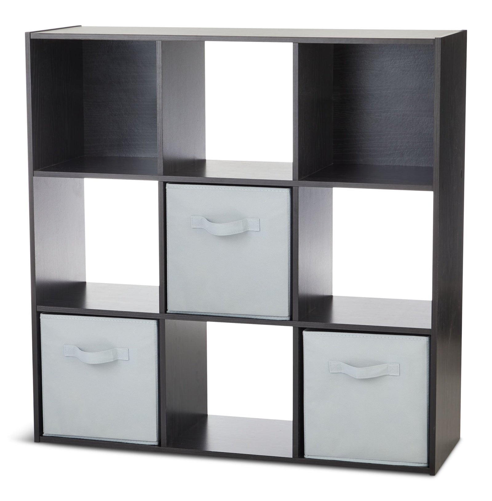 9-Cube Storage Organizer, Bookcase/Bookshelf, Black Oak Finish H0S2 - product image 1