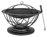 Savona Round Wood-Burning Outdoor Fire Bowl/Fire Pit, 29.5 x 20-in U0D7 - product image 3