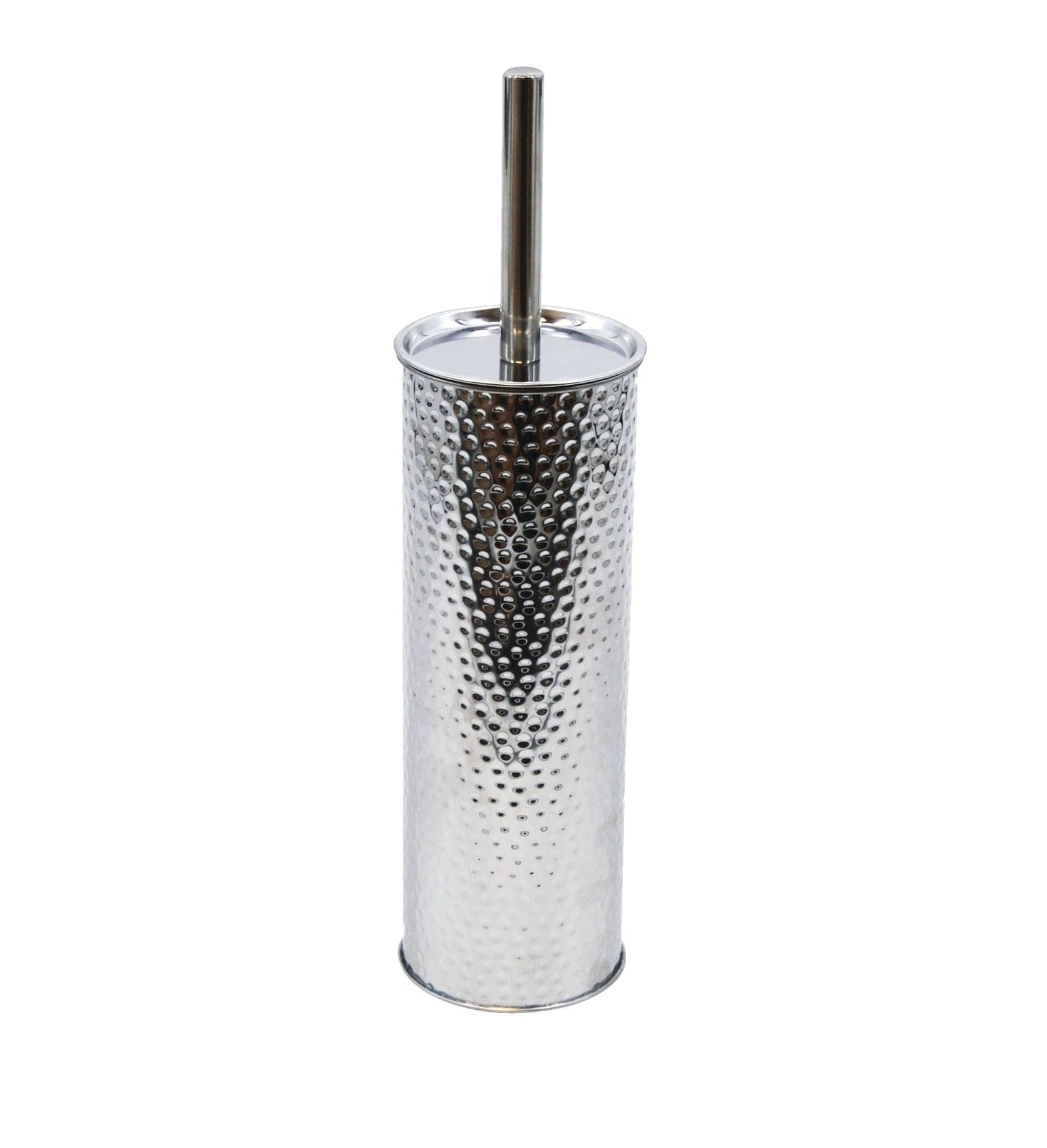 Stainless Steel Compact Long Reach Toilet Brush, Hammered Finish N2D2 - product image 1