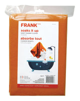 All-Purpose Machine Washable Synthetic Giant Shammy Towel, Orange, 3-pk P4A9 - product image 3