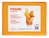 All-Purpose Machine Washable Synthetic Giant Shammy Towel, Orange, 3-pk P4A9 - product image 6