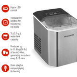 Stainless Steel Countertop Ice Maker with LED Display, 2.3-qt, Silver B4S1 - product image 2