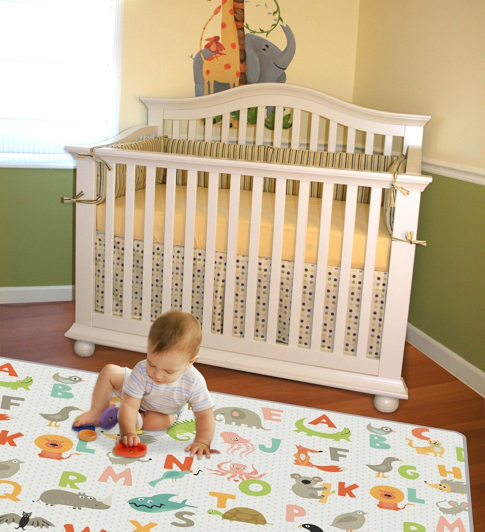 Foldable Double-Sided Play Mat for Kids, 59 x 71-in N8X5 - product image 7