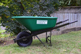 Choice 1-Wheel Homeowner Poly Tray Wheelbarrow with Steel Handles, 6-cu-ft Q3F2 - product image 2